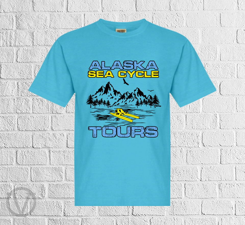 Diseño de Camiseta por vjosh para Alaska Sea Cycle Tours | Diseño #18441766