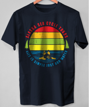 T-Shirt-Design von O_O DyNiC O_O für Alaska Sea Cycle Tours | Design #18407628
