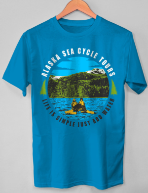 T-Shirt-Design von O_O NIZAL O_O für Alaska Sea Cycle Tours | Design: #18411859