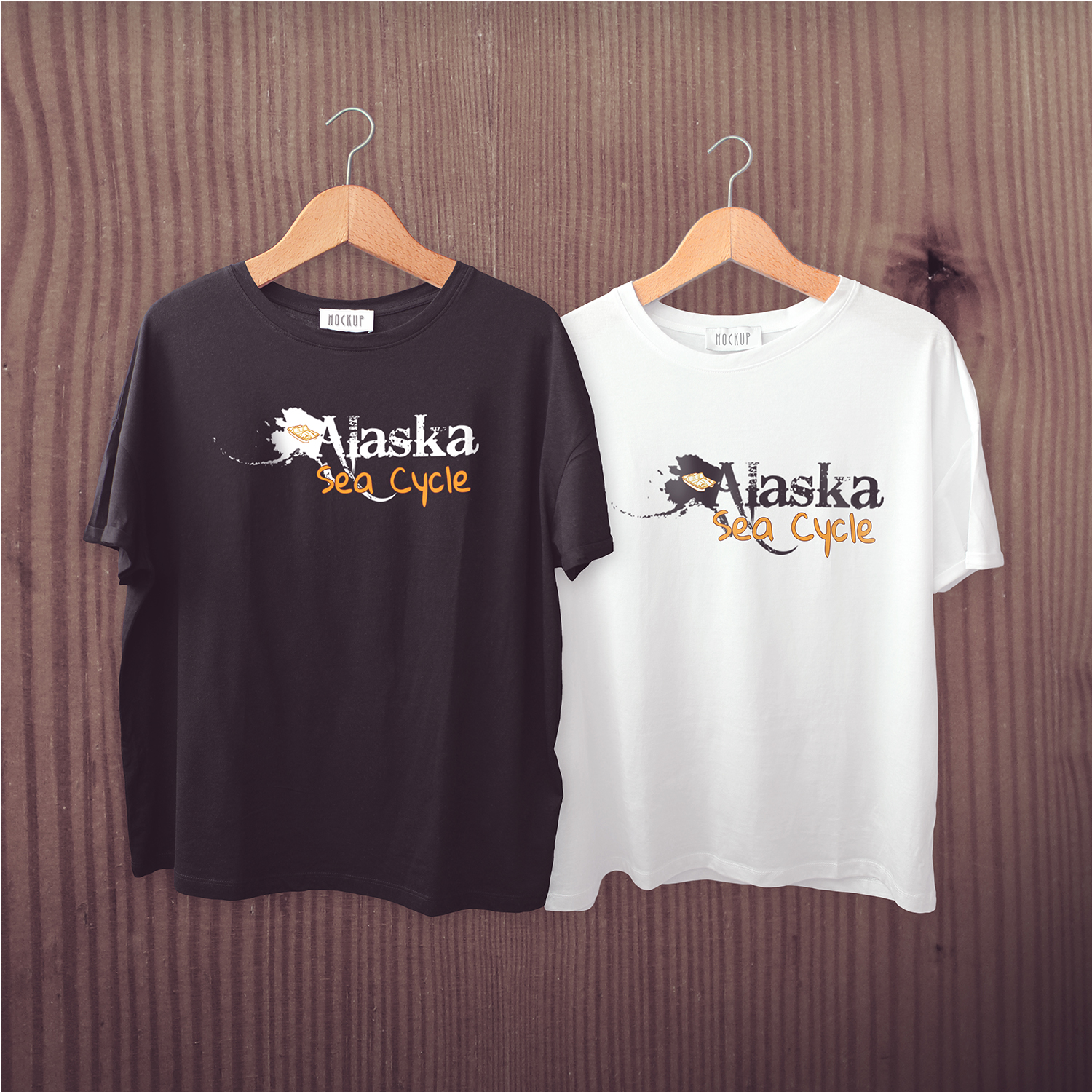 T-shirt Design by KINSTRAH SOLUTIONS for Alaska Sea Cycle Tours | Design #18409953