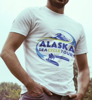 T-Shirt-Design von manstanding für Alaska Sea Cycle Tours | Design: #18406990