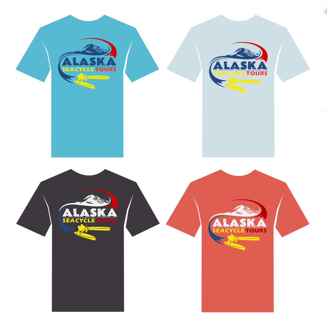 T-shirt Design by manstanding for Alaska Sea Cycle Tours | Design #18442152
