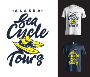 T-Shirt-Design von pecgi für Alaska Sea Cycle Tours | Design: #18400580