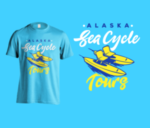 T-shirt Design by pecgi for Alaska Sea Cycle Tours | Design: #18432433