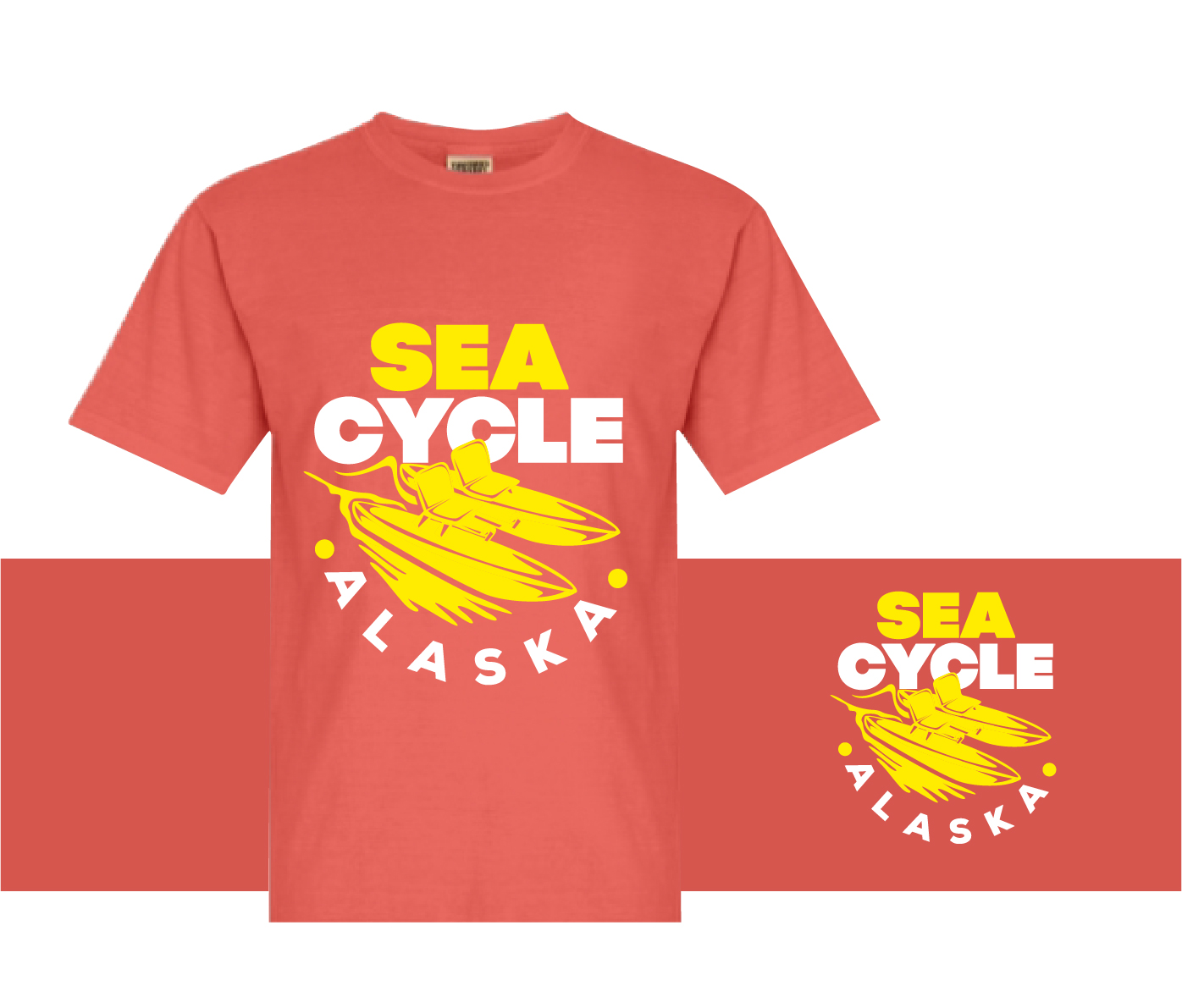 T-shirt Design by pecgi for Alaska Sea Cycle Tours | Design #18445539