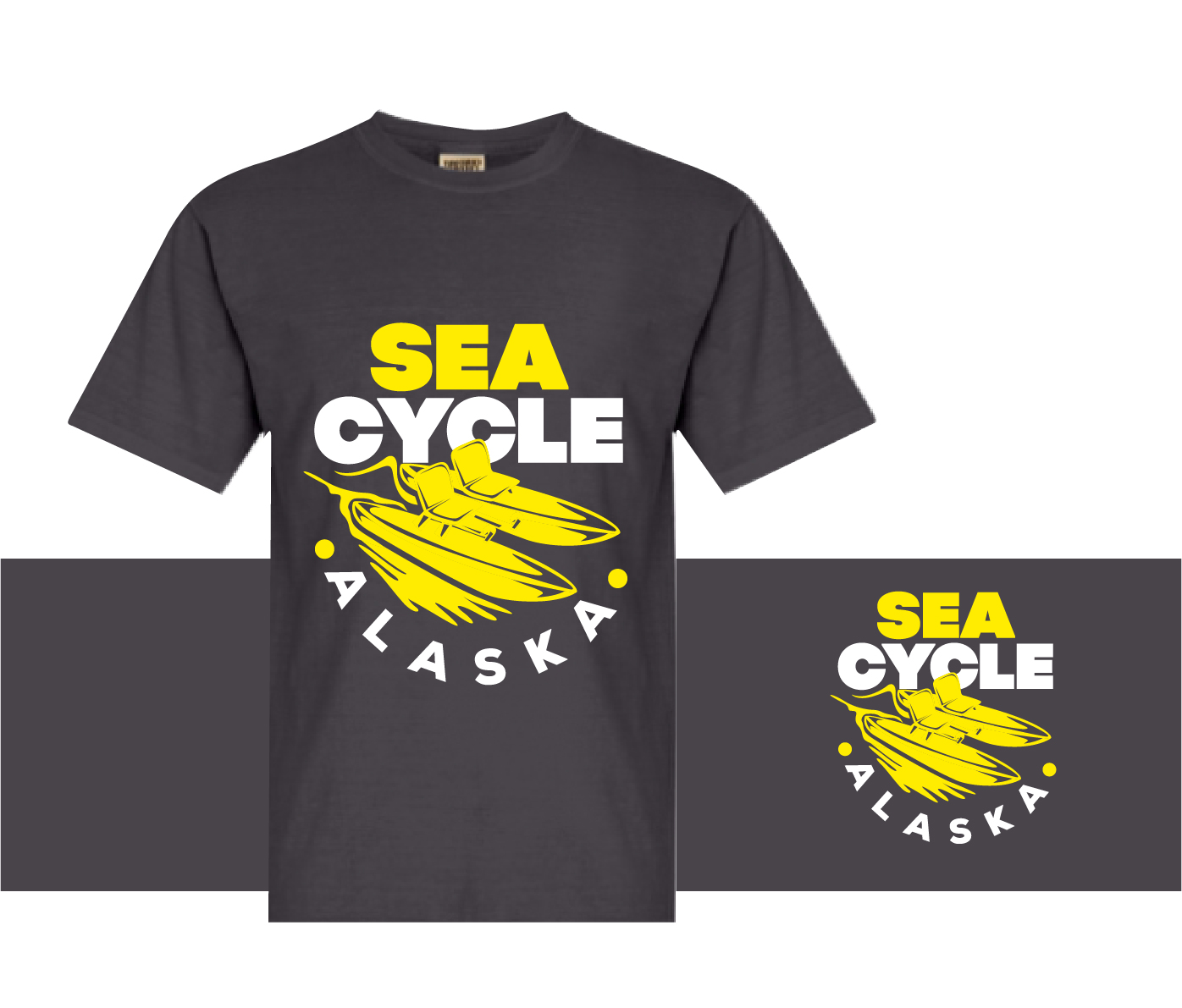 Diseño de Camiseta por pecgi para Alaska Sea Cycle Tours | Diseño #18445540