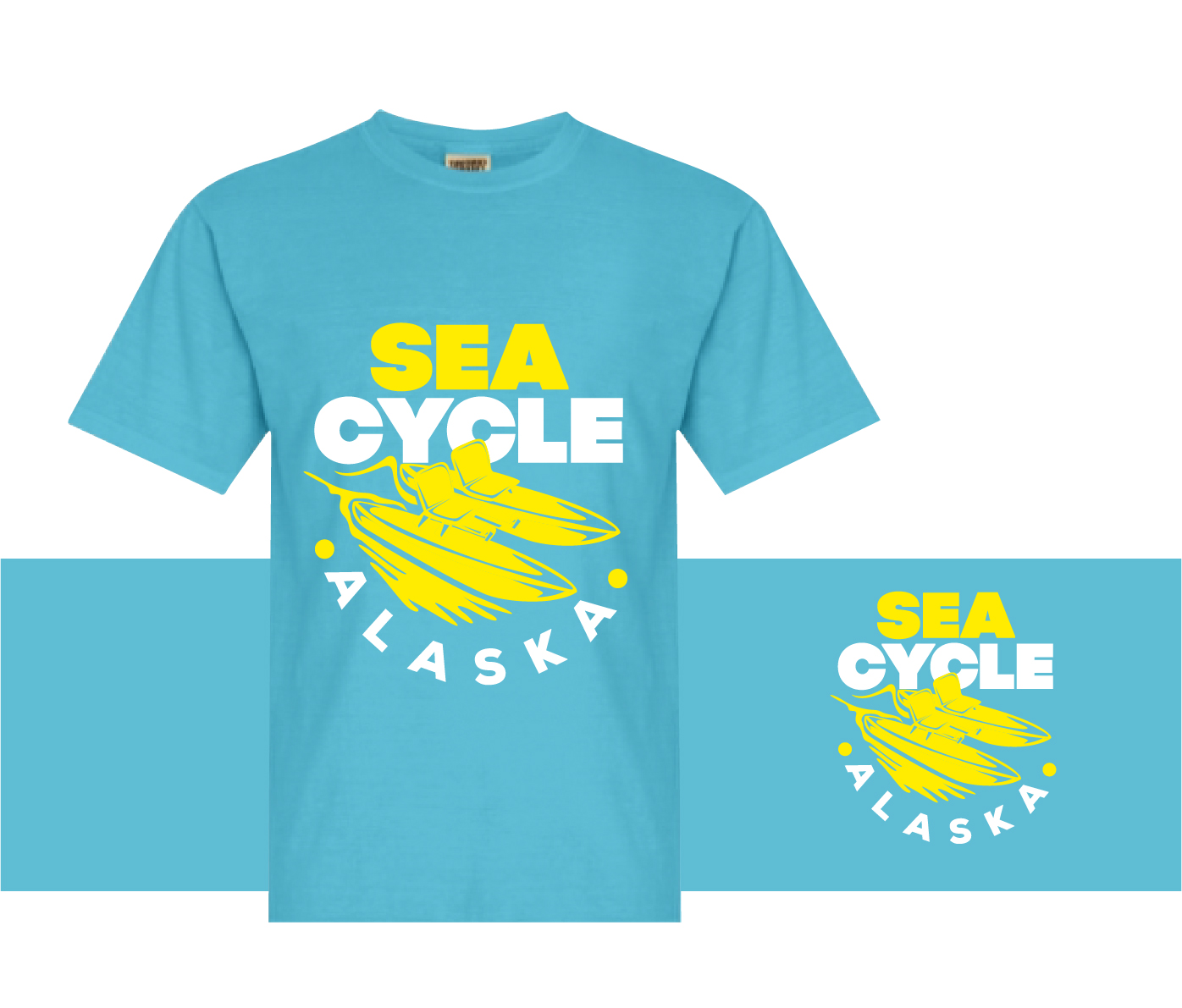 Design de T-shirt par pecgi pour Alaska Sea Cycle Tours | Design #18445541