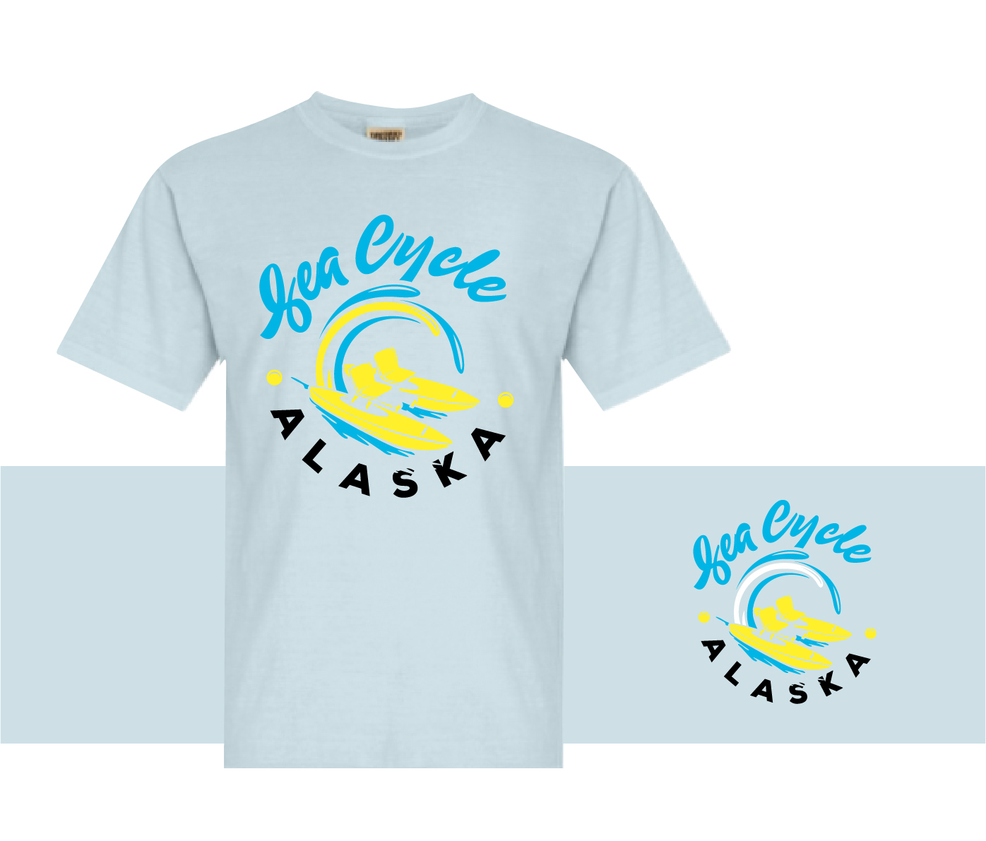 Design de T-shirt par pecgi pour Alaska Sea Cycle Tours | Design #18445554