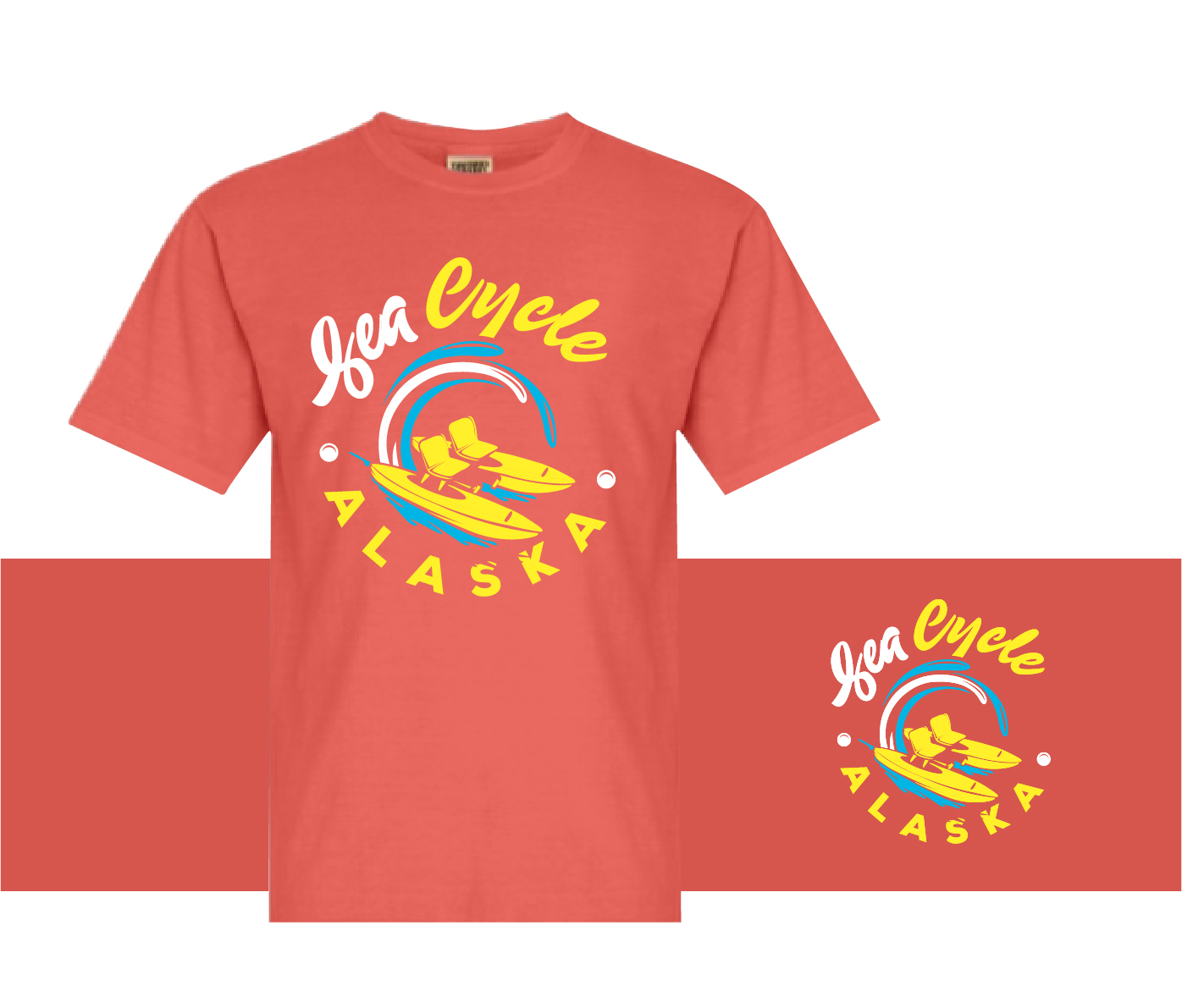 T-shirt Design by pecgi for Alaska Sea Cycle Tours | Design #18445555