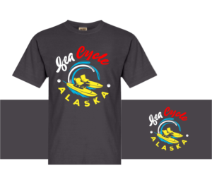 T-Shirt-Design von pecgi für Alaska Sea Cycle Tours | Design: #18445556