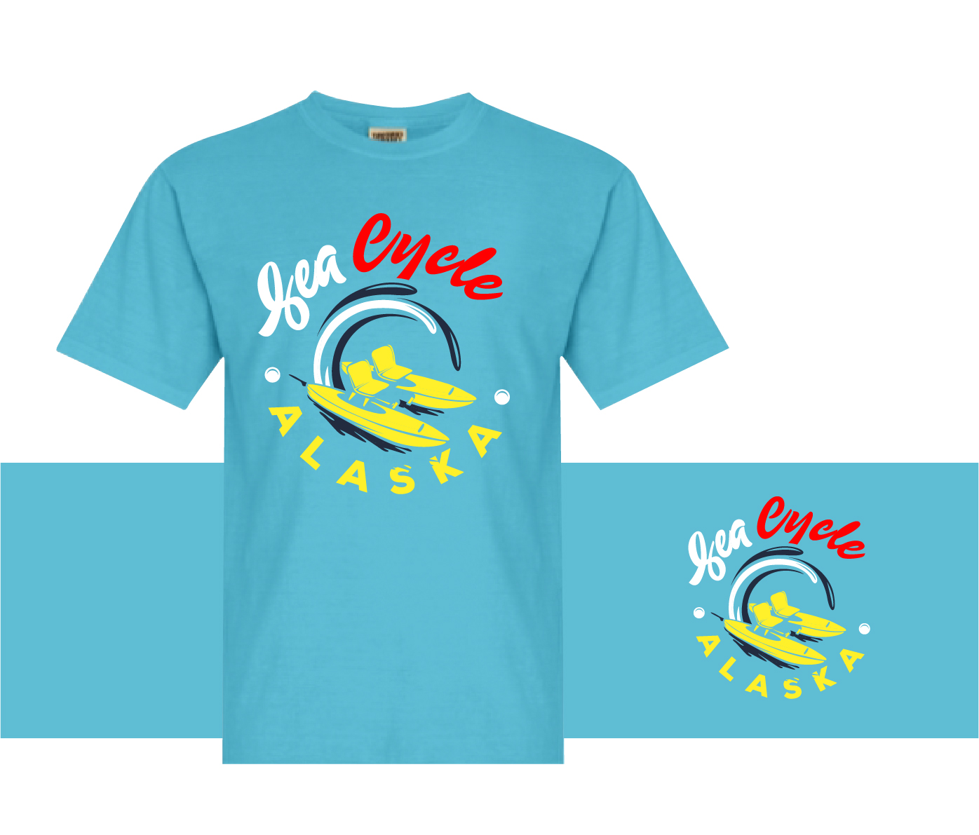 T-shirt Design by pecgi for Alaska Sea Cycle Tours | Design #18445557