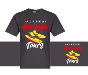 T-shirt Design by pecgi for Alaska Sea Cycle Tours | Design: #18445565