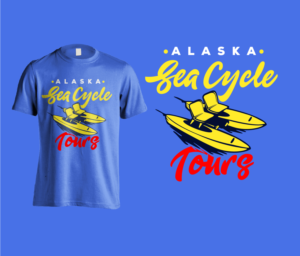 T-shirt Design by pecgi for Alaska Sea Cycle Tours | Design: #19071545