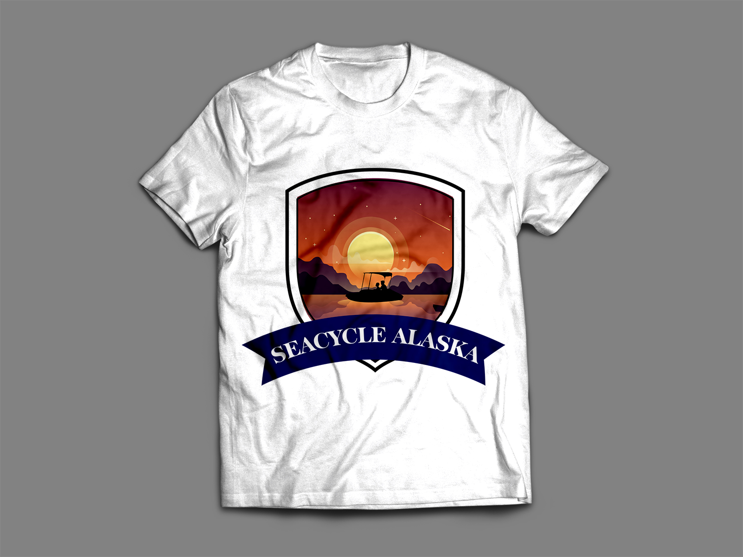 T-shirt Design by Kareem Afifi for Alaska Sea Cycle Tours | Design #18404913