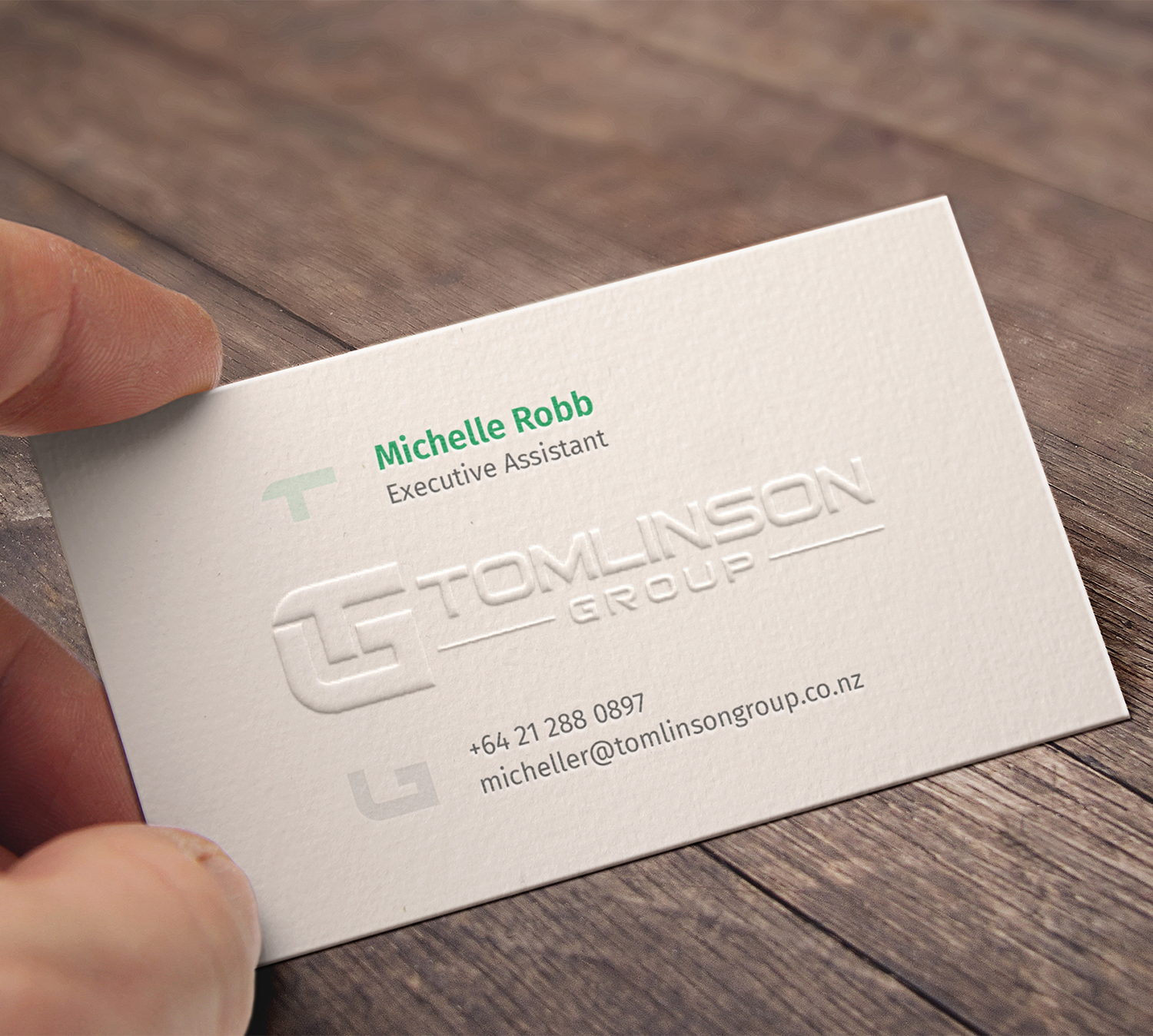 Diseño de Tarjeta de Presentación por Tilt para Tomlinson Group | Diseño #18529618