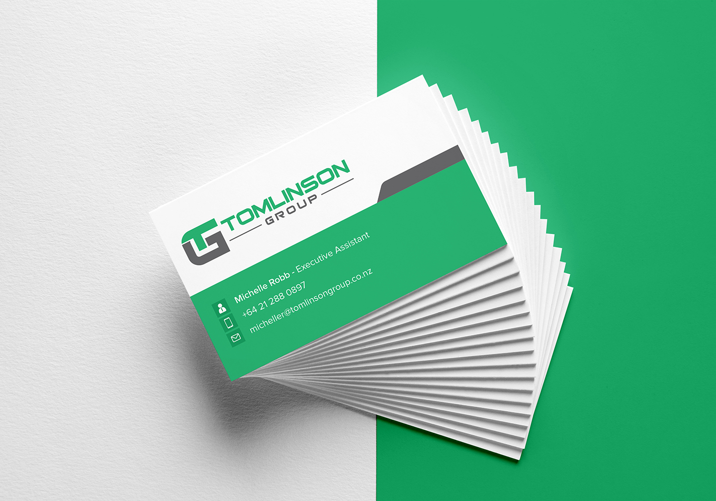 Business Card Design by Manoj Talsaniya for Tomlinson Group | Design #18527212