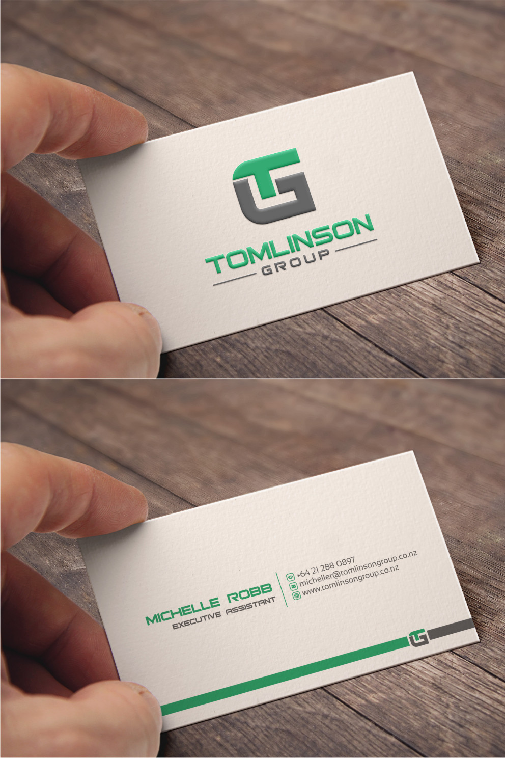 Visitenkarten-Design von Atvento Graphics für Tomlinson Group | Design #18463427