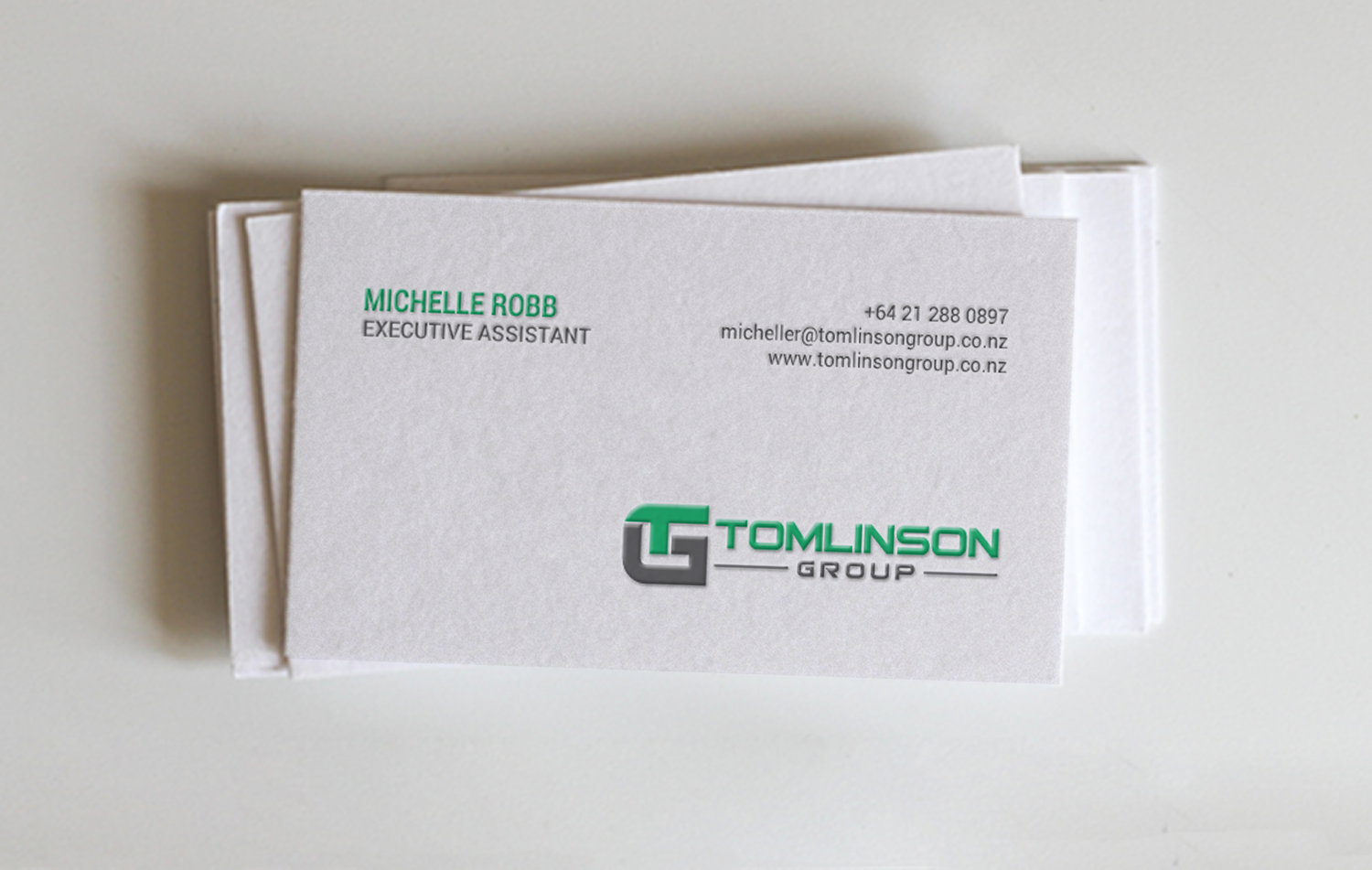 Diseño de Tarjeta de Presentación por chandrayaan.creative para Tomlinson Group | Diseño #18471425
