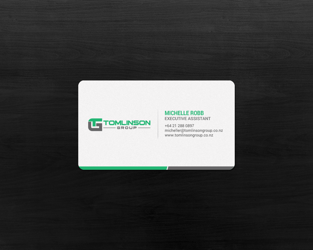 Diseño de Tarjeta de Presentación por chandrayaan.creative para Tomlinson Group | Diseño #18471453