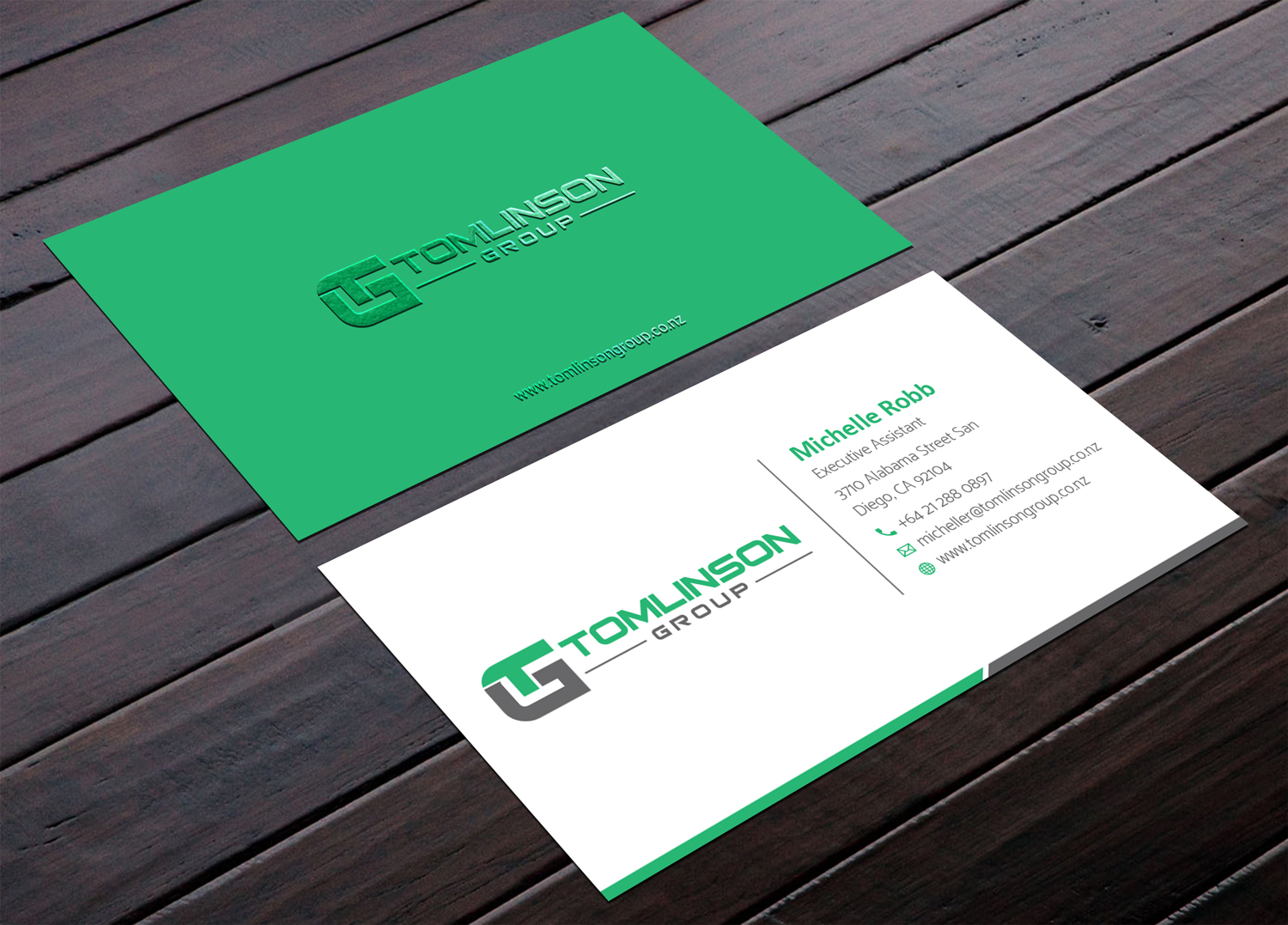 Business Card Design by alex_etel for Tomlinson Group | Design #18484397