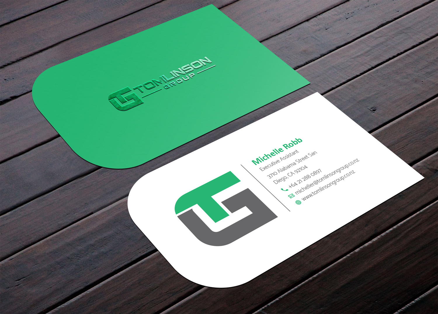 Visitenkarten-Design von alex_etel für Tomlinson Group | Design #18484667