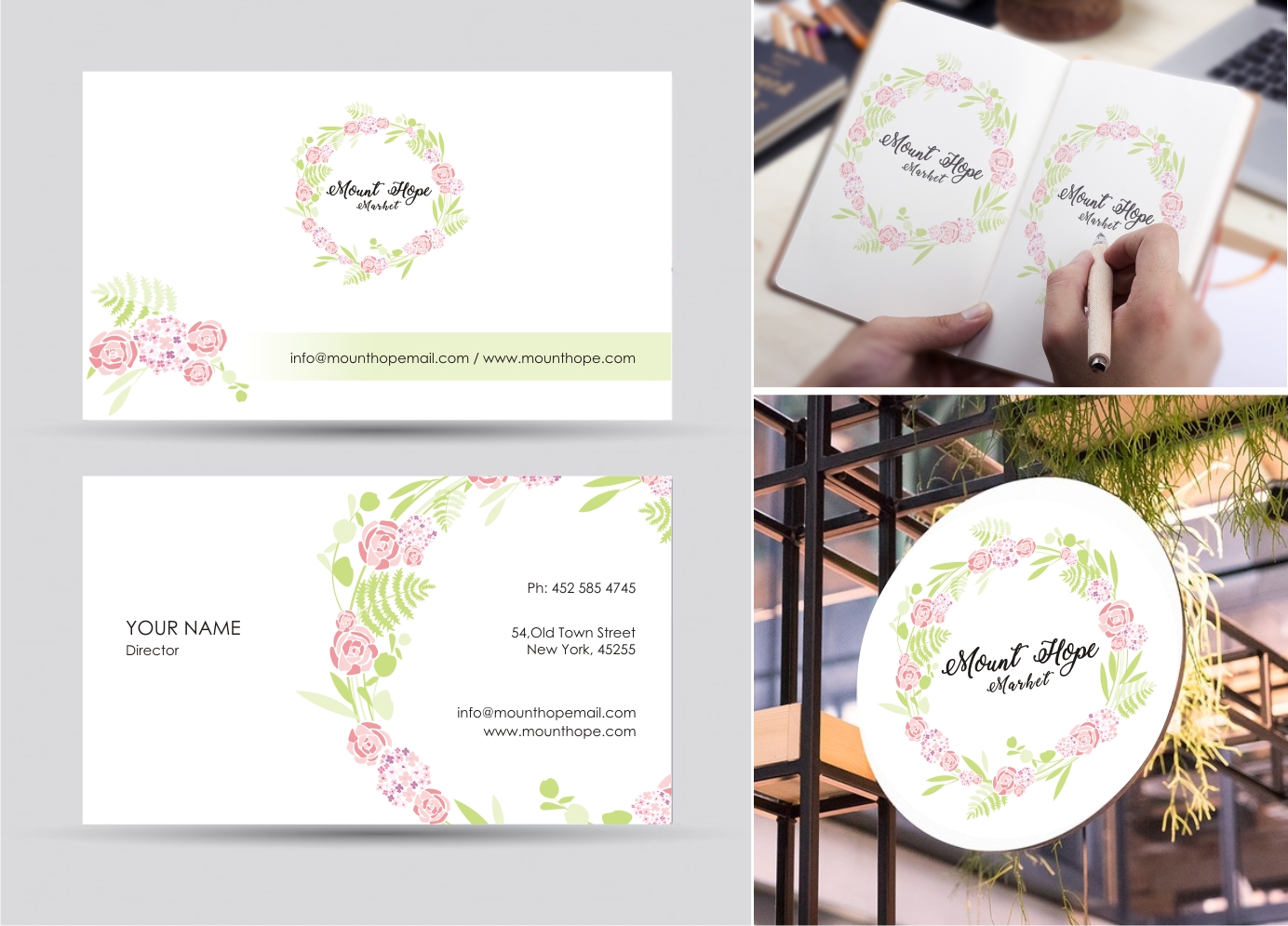 Logo Design by Soul Light for Mount Hope Market | Design #18434054