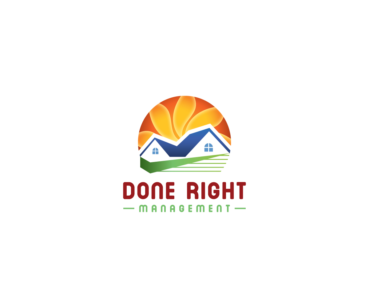 Logo Design by brunondr for DoneRight Management, LLC | Design #18430605