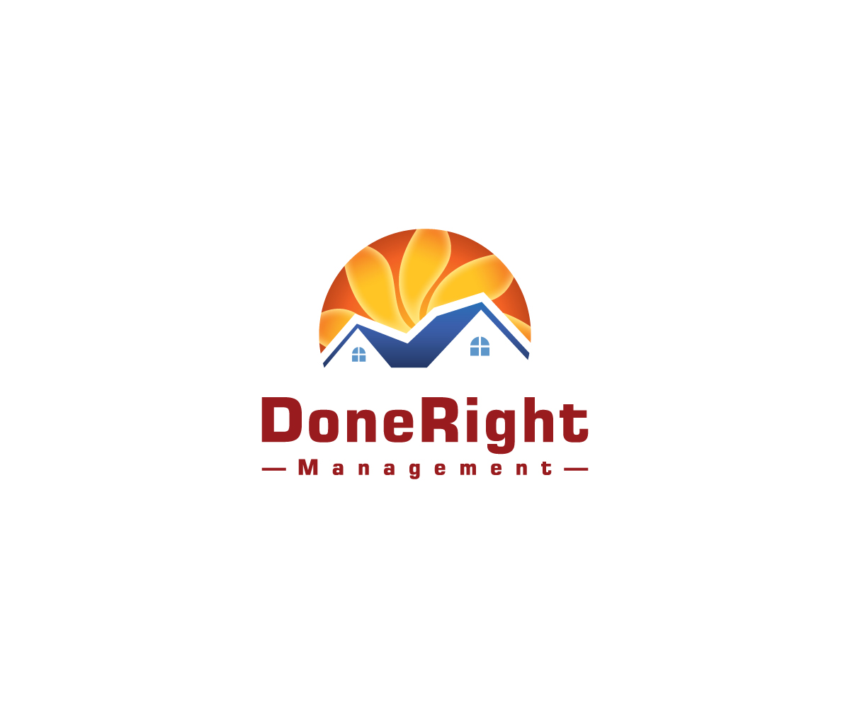 Logo Design by brunondr for DoneRight Management, LLC | Design #18430778