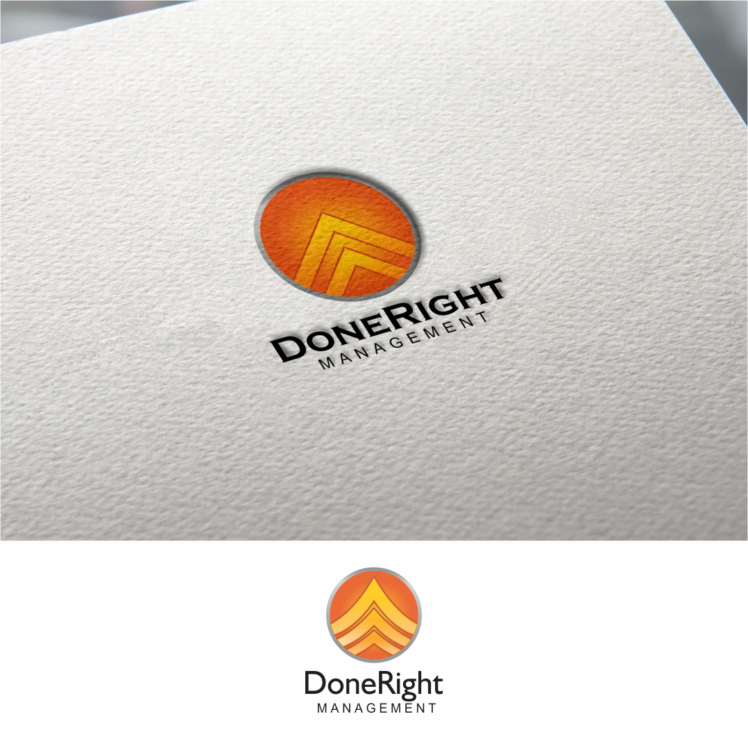 Logo Design by Arham Hidayat for DoneRight Management, LLC | Design #18475407