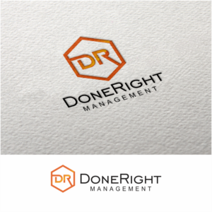Logo Design by Arham Hidayat for DoneRight Management, LLC | Design: #18475408