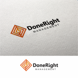 Logo Design by Arham Hidayat for DoneRight Management, LLC | Design: #18475410
