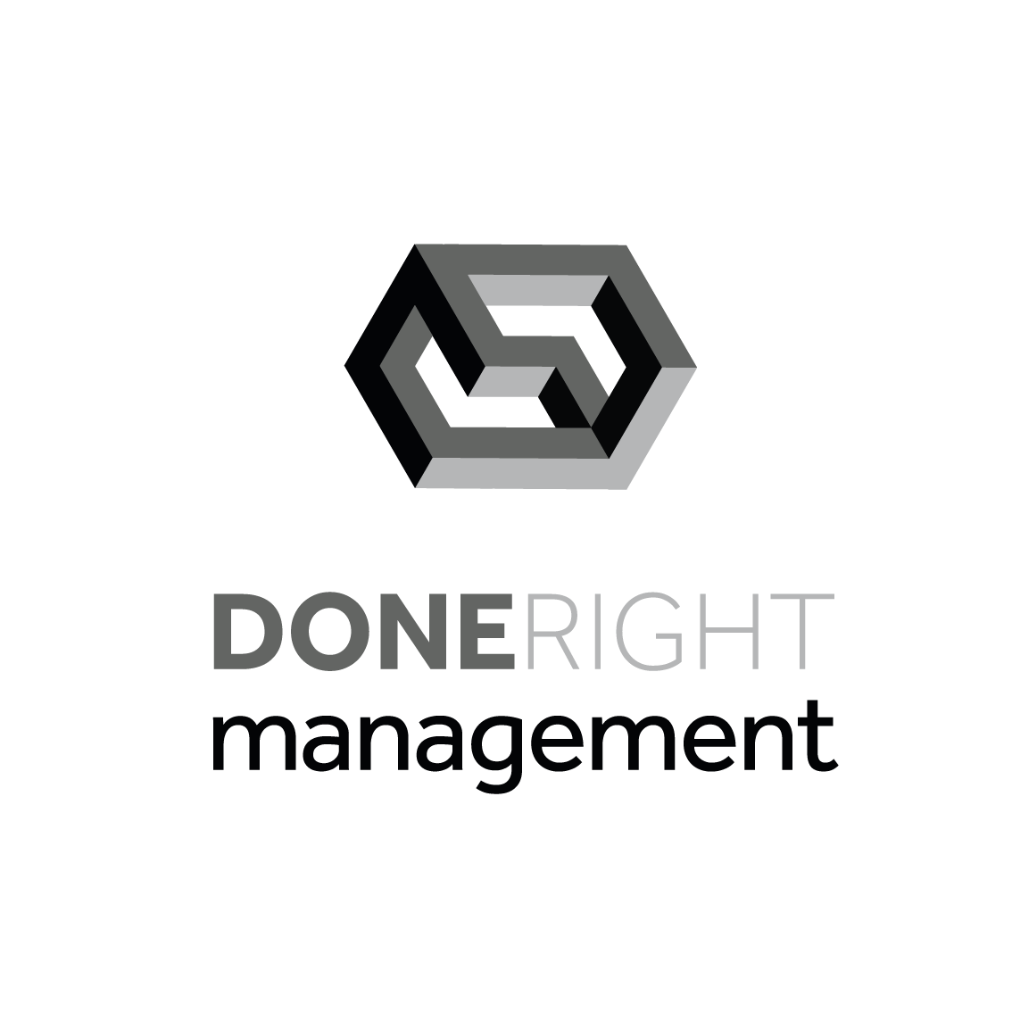 Logo Design by Oscar Saunders for DoneRight Management, LLC | Design #18432533