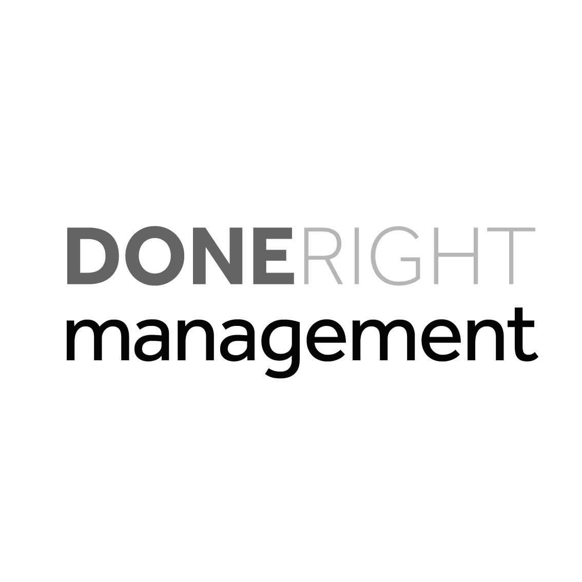 Logo Design by Oscar Saunders for DoneRight Management, LLC | Design #18432534