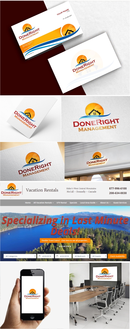 Logo Design by Soul Light for DoneRight Management, LLC | Design #18477857