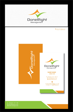 Logo Design by zebronicgraphic for DoneRight Management, LLC | Design: #18409828