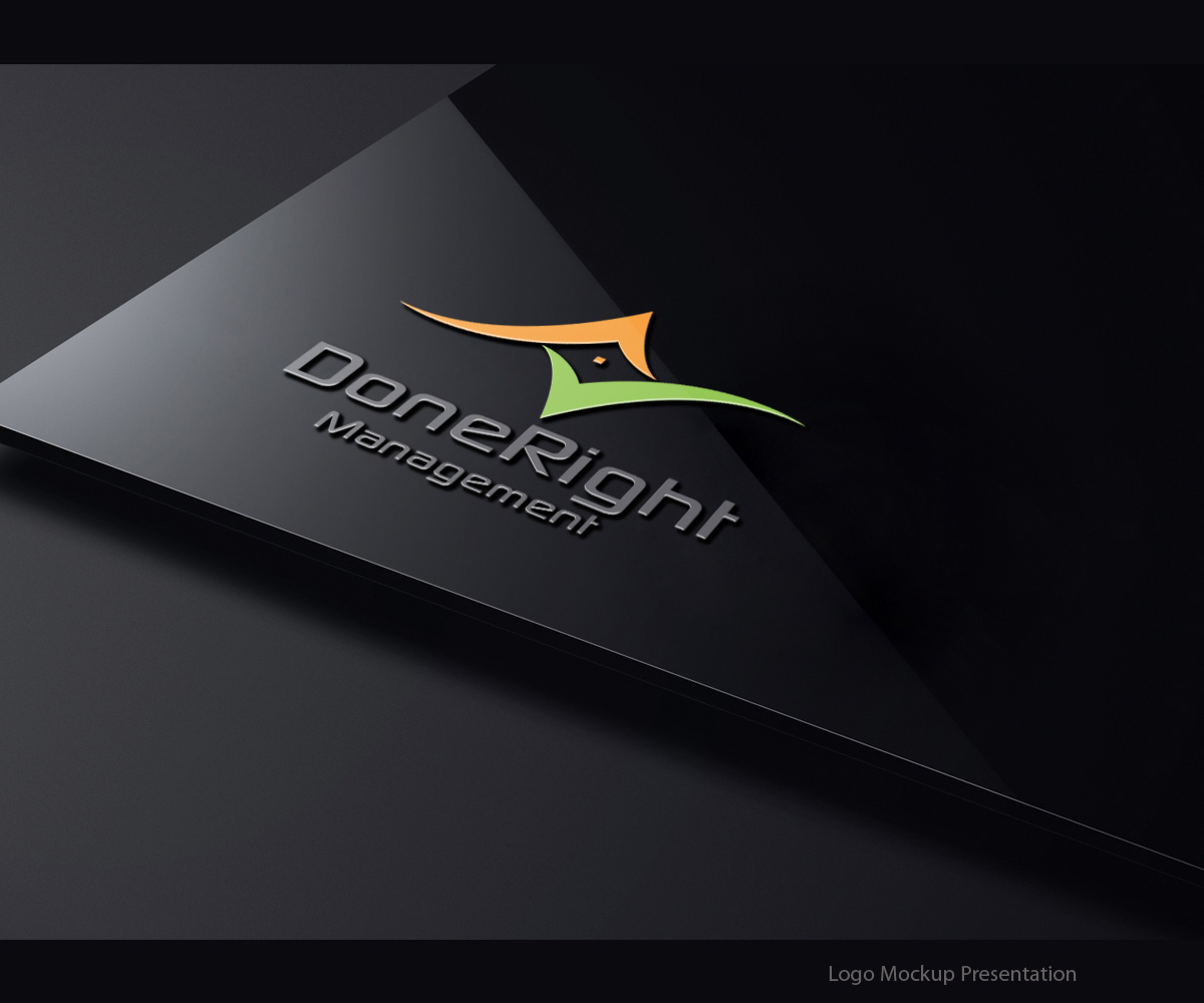 Logo Design by zebronicgraphic for DoneRight Management, LLC | Design #18409830