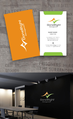 Logo Design by zebronicgraphic for DoneRight Management, LLC | Design: #18409831