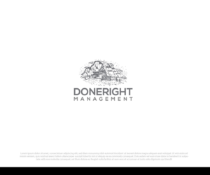 Logo Design by S Creation for DoneRight Management, LLC | Design: #18421234