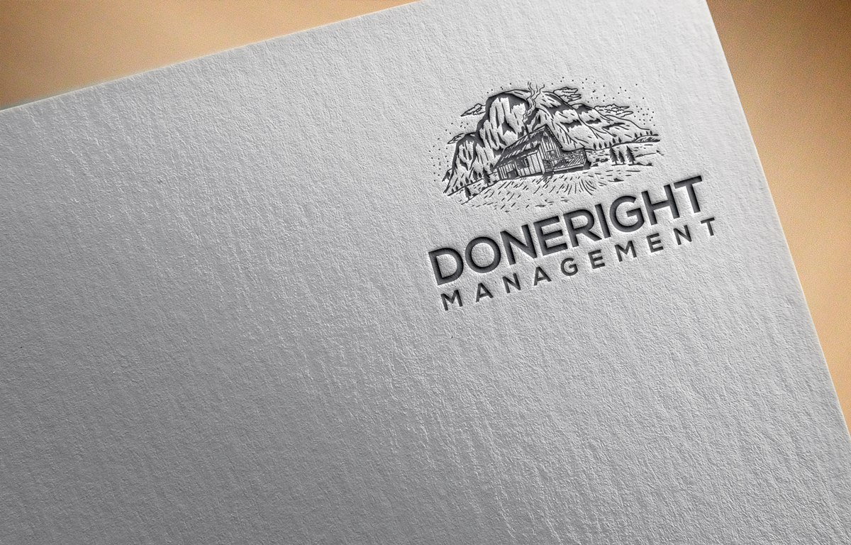 Logo Design by S Creation for DoneRight Management, LLC | Design #18421236