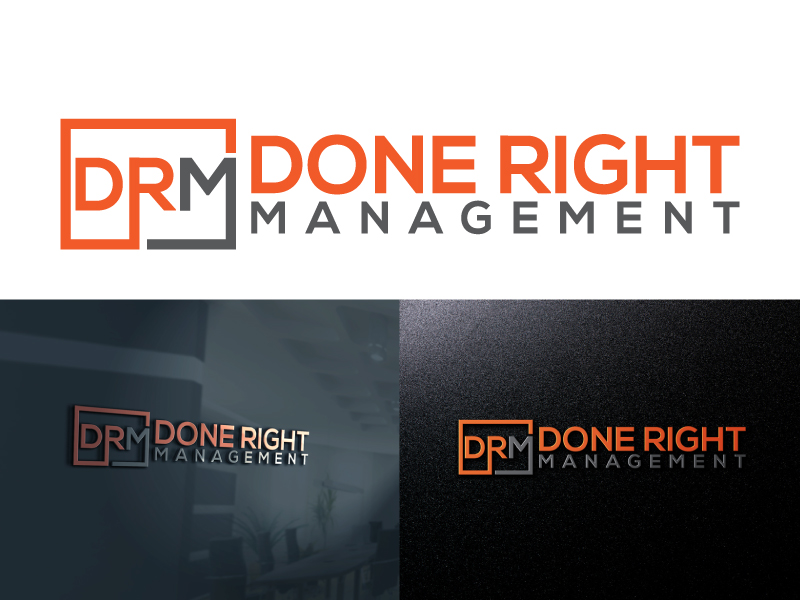 Logo Design by GaryMckinnon for DoneRight Management, LLC | Design #18421671
