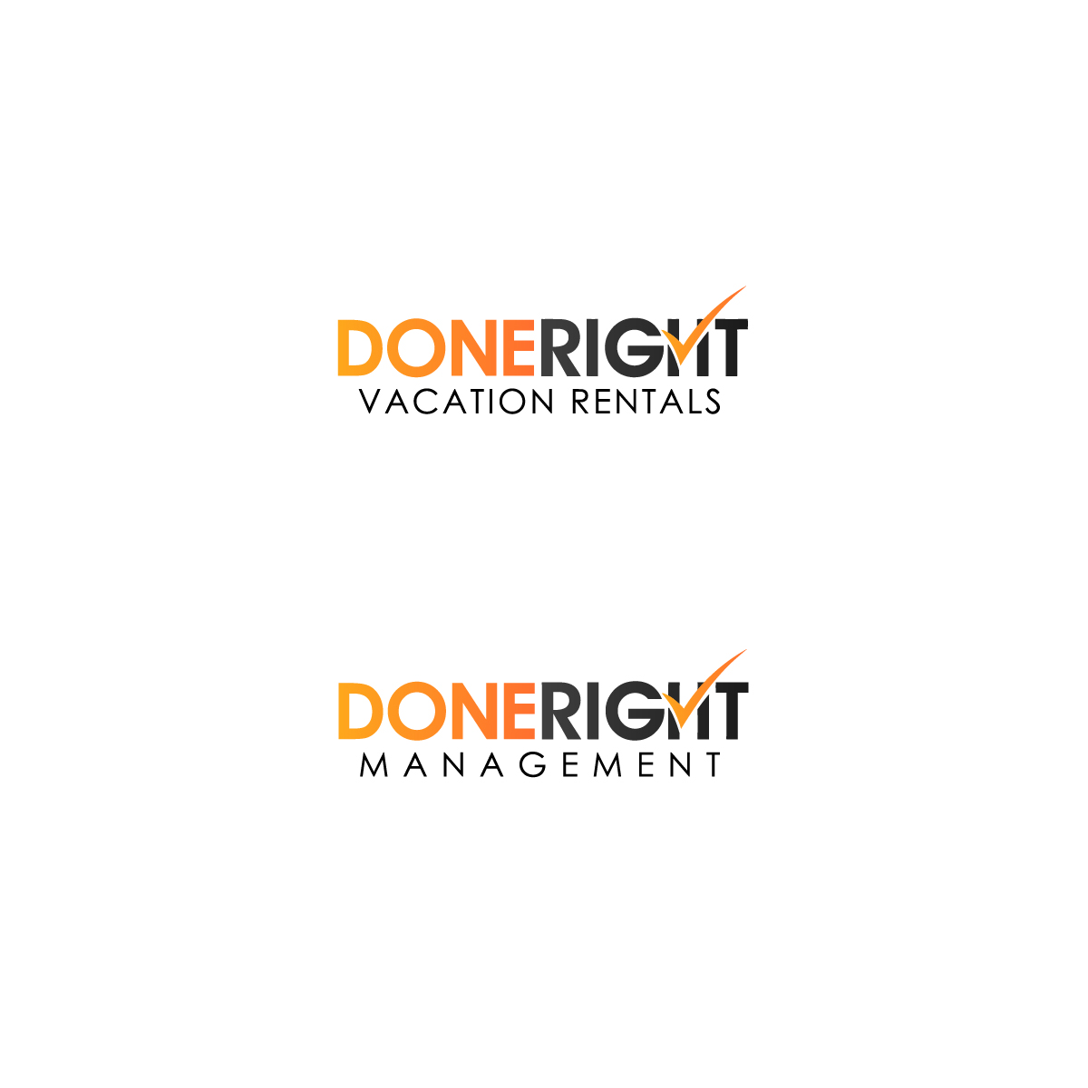 Logo Design by 7bitdesigner for DoneRight Management, LLC | Design #18466141