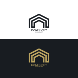 Logo Design by Fly for DoneRight Management, LLC | Design: #18413354
