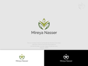 Mireya Nasser  - Nutrición Holística | Logo Design by Kejo87