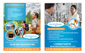 Travel Vaccination Service Flyer