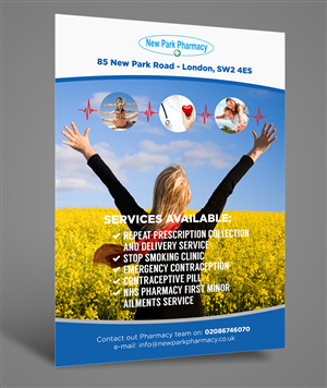 Travel Vaccination Service Flyer | Design de Flyer par lookedaeng