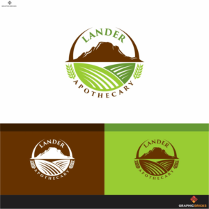 Lander Apothecary | Logo Design by Graphic Bricks