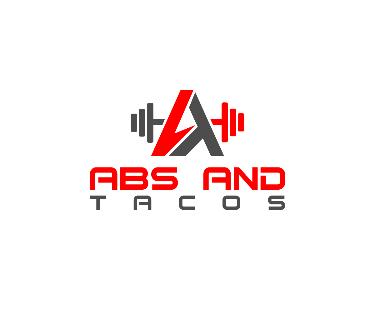 Playful Feminine Fitness Logo Design For Abs And Tacos By Quick Delivery Design