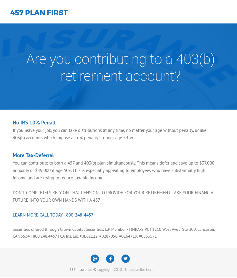 Email Marketing Design by Best Design Hub for Timothy Hayes Financial & Ins. Services, Inc. | Design #18415820