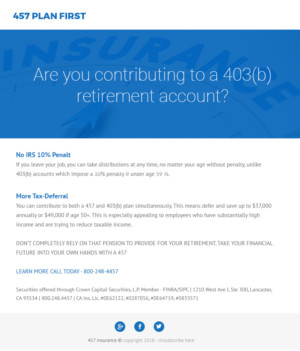 Email Marketing Design by Best Design Hub for Timothy Hayes Financial & Ins. Services, Inc. | Design: #18415820