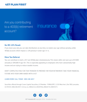 Email Marketing Design by Best Design Hub for Timothy Hayes Financial & Ins. Services, Inc. | Design: #18415822